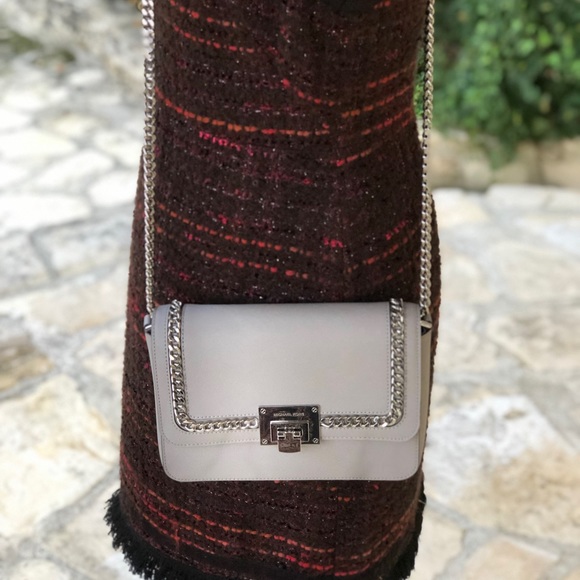 NWT Michael Kors Tina md flap chain crossbody bag - Picture 8 of 8